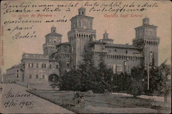 Castello Estense Vorderseite