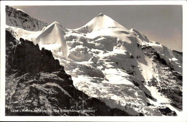 Kleine Scheidegg - Die Silberhorn (3705 m) Vorderseite