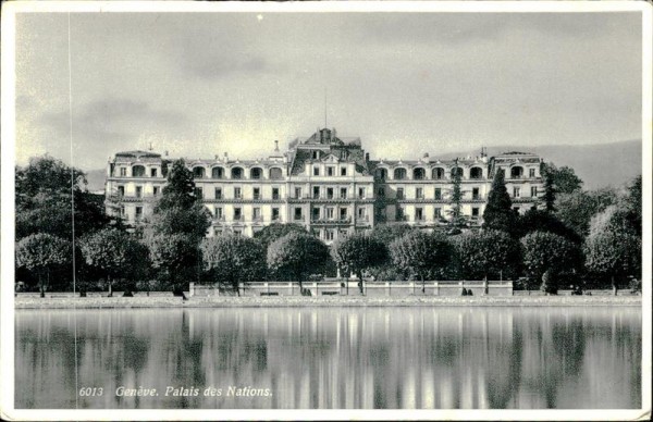 Genève - Palais des Nations. Vorderseite