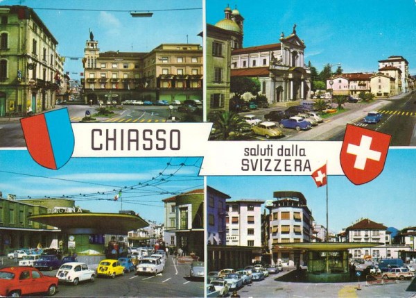 Ansicht der Stadt, Chiasso Vorderseite