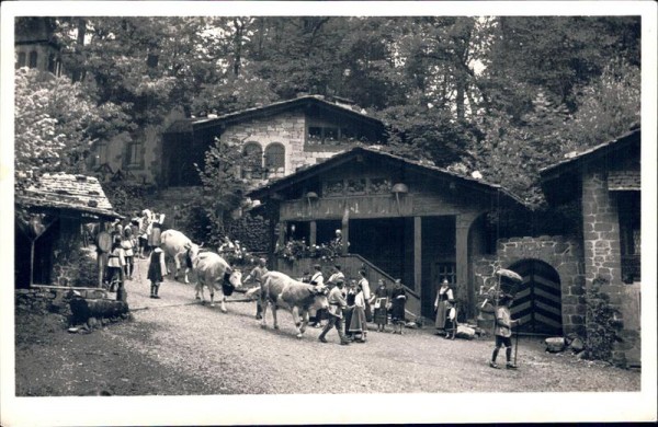 Interlaken, Tell-Freilichtspiele, Alpabzug Vorderseite