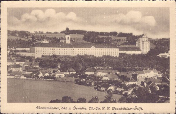 Kremsmünster, Seehöhe, Benediktiner - Stift