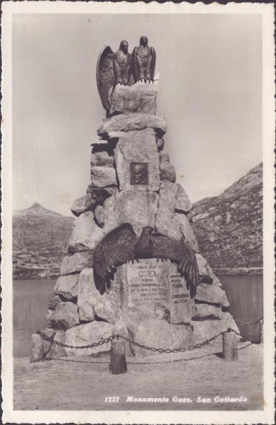 Monumento Guex, San Gottardo Vorderseite