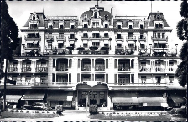 Montreux, Grand Hotel Suisse Vorderseite