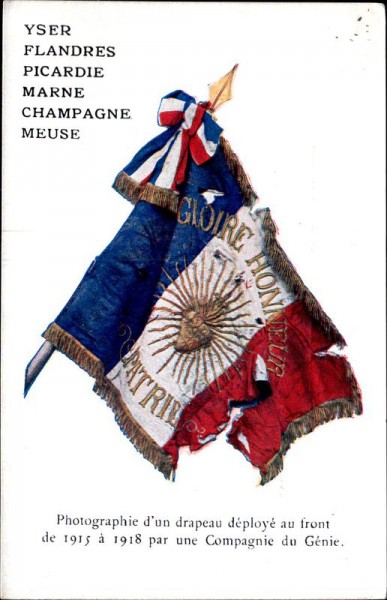 Photographie d'un drapeau Vorderseite