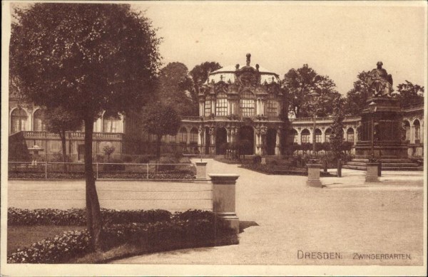 Dresden, Zwingergarten, Sachsen