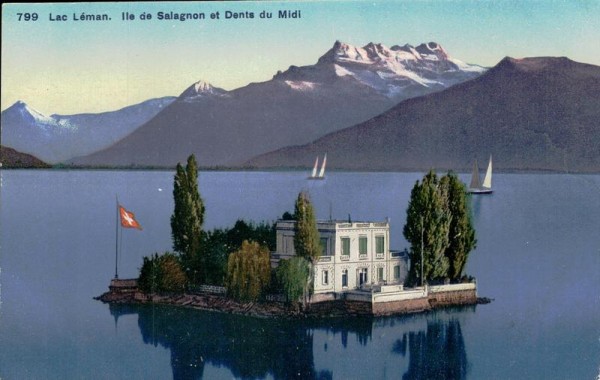 Ile de Salagnon et la Dent du Midi Vorderseite