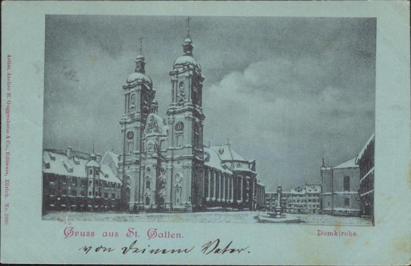 St. Gallen, Domkirche Vorderseite