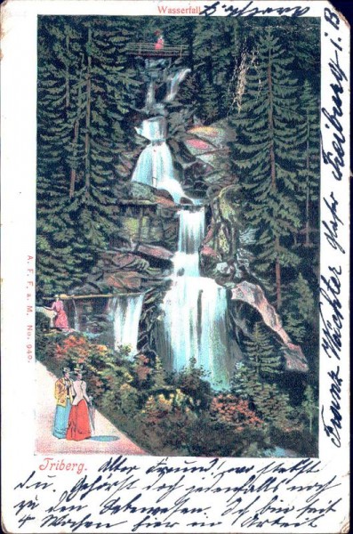 Triberg, Wasserfall Vorderseite