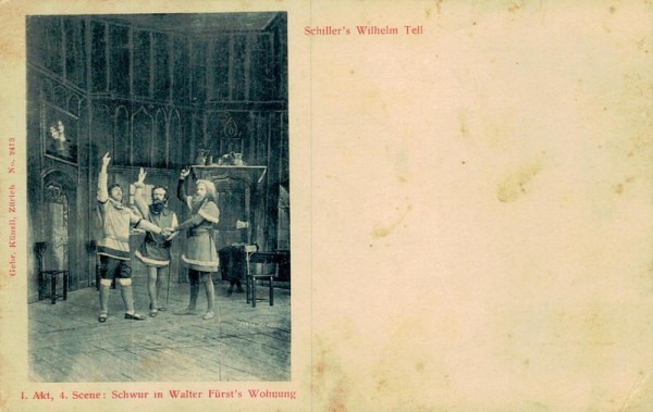 Schiller's Wilhelm Tell, Gebr. Künzli Vorderseite