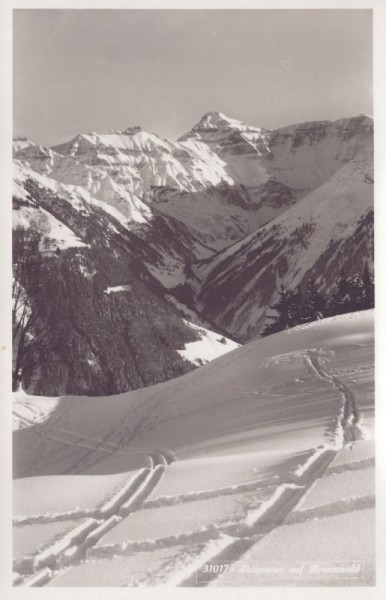 Skispuren auf Braunwald