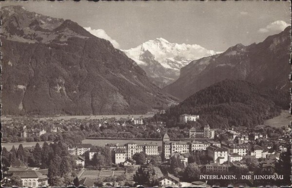 Interlaken. Die Jungfrau Vorderseite