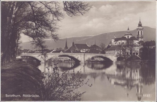 Solothurn, Rötibrücke Vorderseite