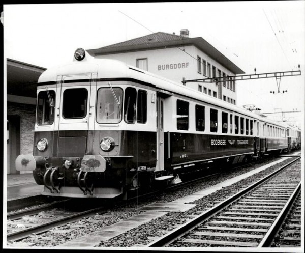 Die Bodensee-Toggenburg-Bahn in Burgdorf, Privatfoto Vorderseite