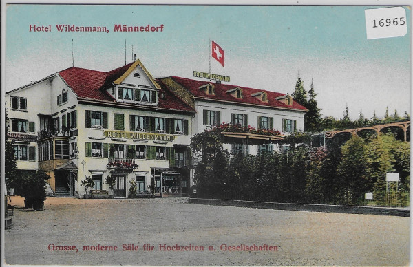 Männedorf - Hotel Wildenmann - Litho