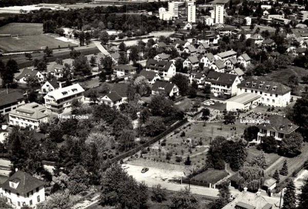 Lukas Klinik, Artesheim BL - Flugaufnahmen Vorderseite