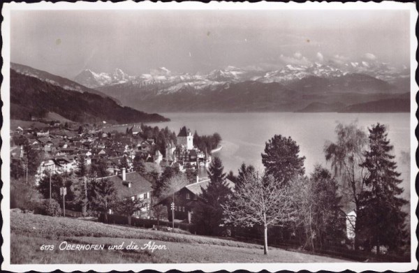 Oberhofen und die Alpen