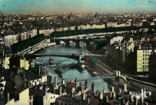 Lyon, Ponts sur la Saone Vorderseite