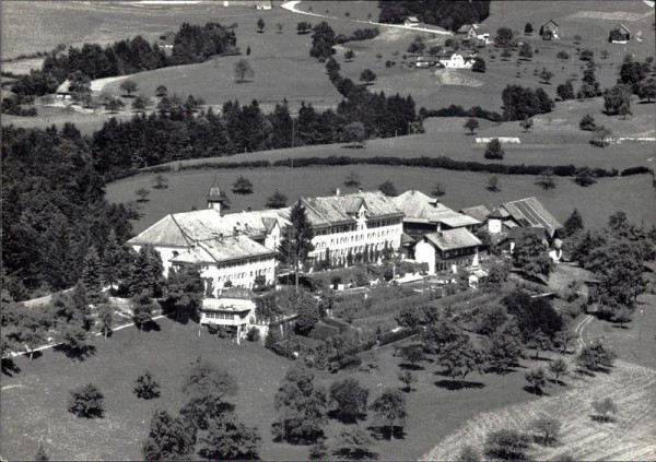 Uetliburg, Koster Berg Sion, Flugaufnahme Vorderseite