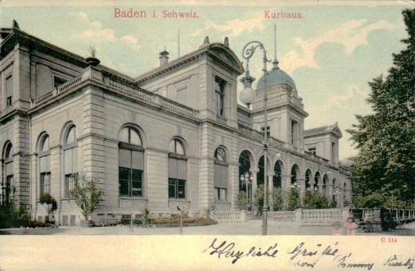 Baden, Kurhaus Vorderseite