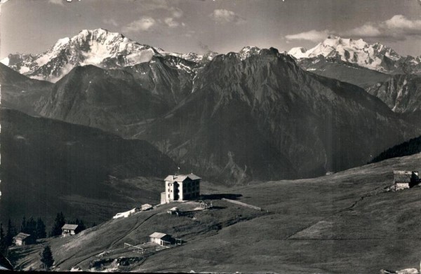 Hotel Alpenrose, bei Riederalp Vorderseite