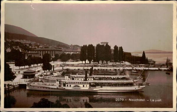 Neuchâtel - Le port Vorderseite