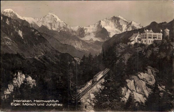 Interlaken, Heimwehfluh Vorderseite