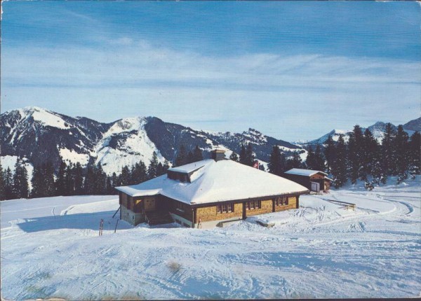 Sörenberg, Skihütte Schwarzenegg Vorderseite