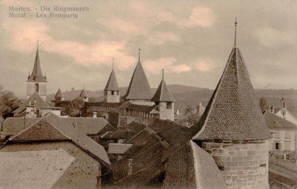 Murten, Ringmauern Vorderseite