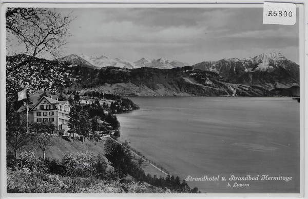 Strandhotel und Strandbad Hermitage LU bei Luzern