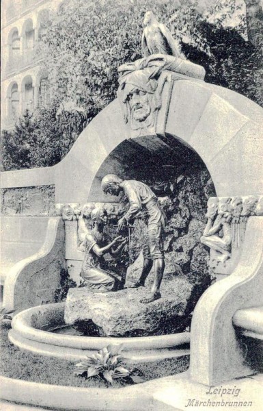 Leipzig - Märchenbrunnen Vorderseite