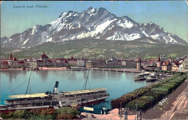 Luzern und Pilatus Vorderseite