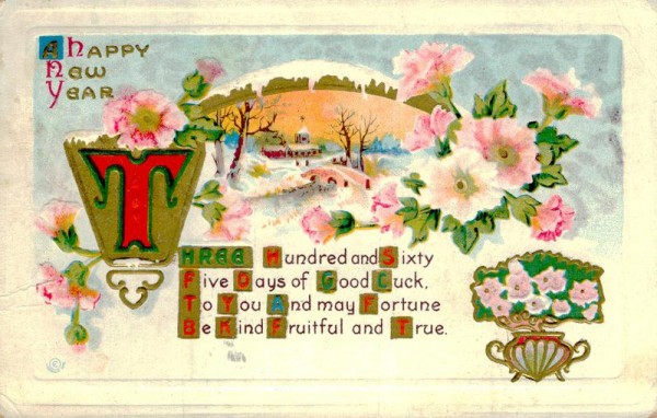 A Happy New Year Vorderseite