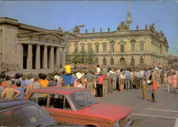 Berlin - Hauptstadt der DDR, Mahnmal Unter den Linden Vorderseite