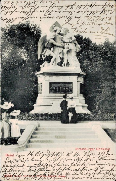 Basel - Strassburger Denkmal Vorderseite