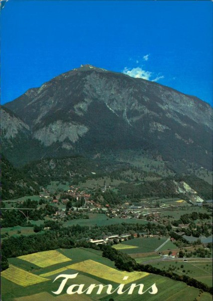 Tamins-Reichenau, Flugaufnahme Vorderseite