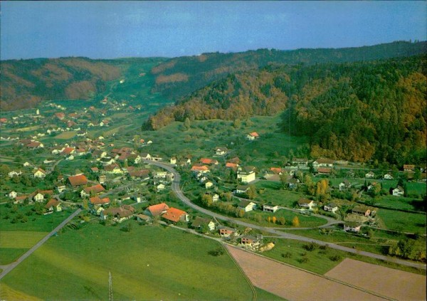 Moosleerau, Flugaufnahme Vorderseite