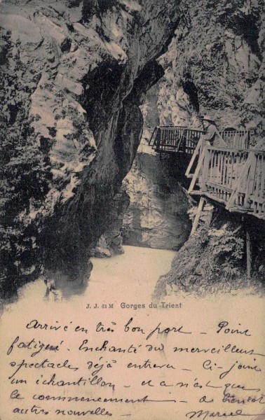 Gorges du Trient Vorderseite