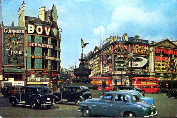 Piccadilly Circus London Vorderseite