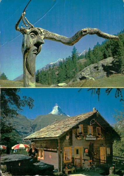 Restaurant Ritty 1900 meter/ob Zermatt Vorderseite