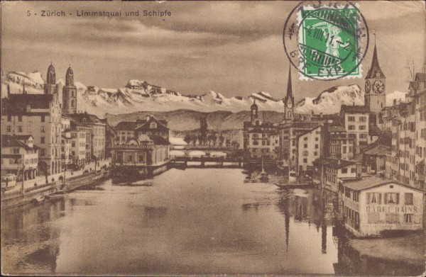 Zürich, Limmatquai und Schipfe