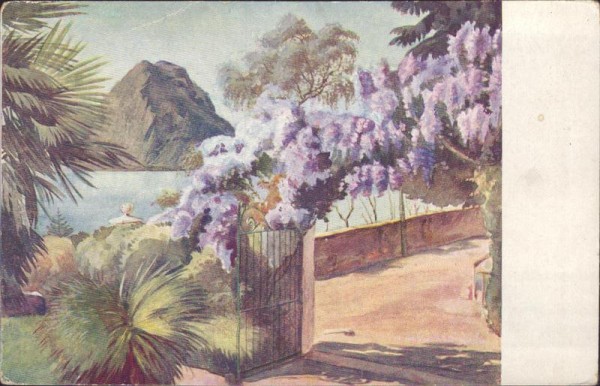 Castagnola, Villa Moritz, Entrata Vorderseite