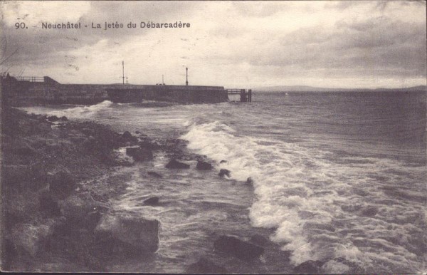 Neuchâtel, La jetée du Débarcadère