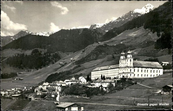 Disentis gegen Westen Vorderseite