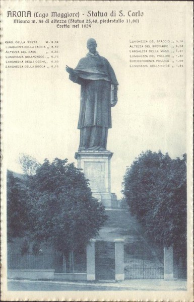 Statua di S.Carlo (Arona) Vorderseite