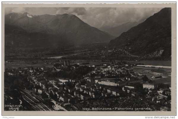 Bellinzona - Panorama generale - 1222