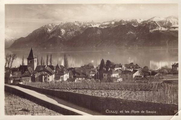 Cully et les Alpes de Savoie