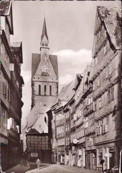 Kramerstrasse mit Marktkirche, Hannover