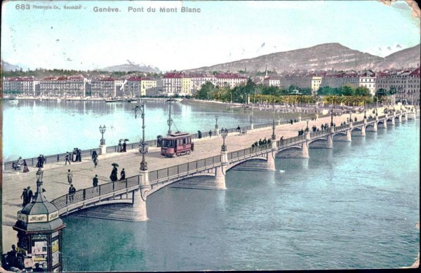 Genève/Pont du Mont Blanc Vorderseite