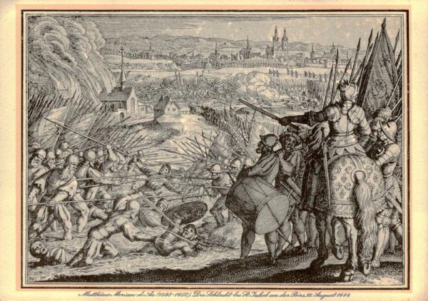 Die Schlacht bei St. Jakob, Mathäus Merian Vorderseite